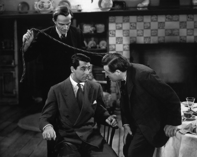 with Boris Karloff and Cary Grant,  Arsenic and Old Lace (1944)