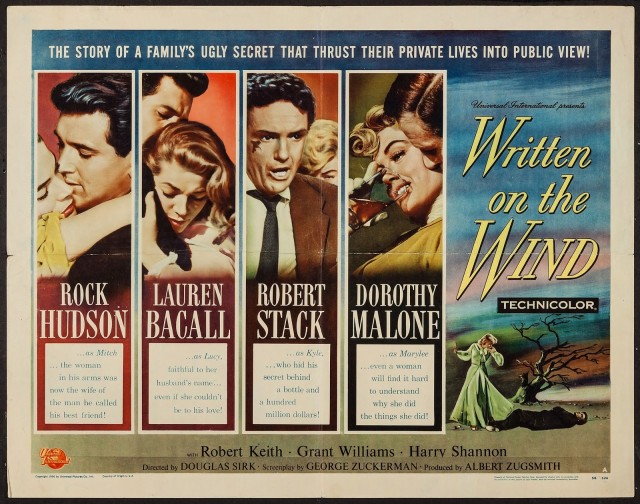 WRITTEN ON THE WIND - American Poster by Reynold Brown 3