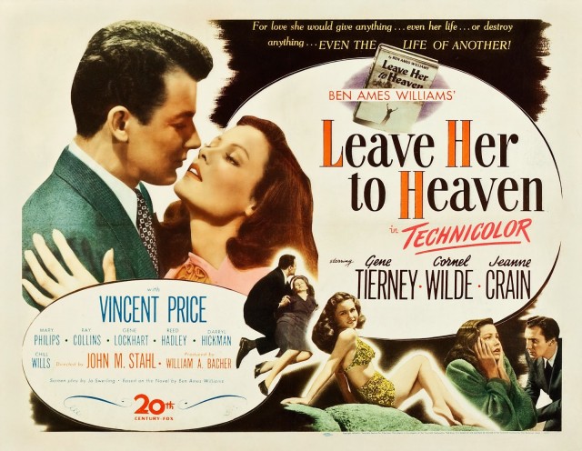 LEAVE HER TO HEAVEN - American Poster 3