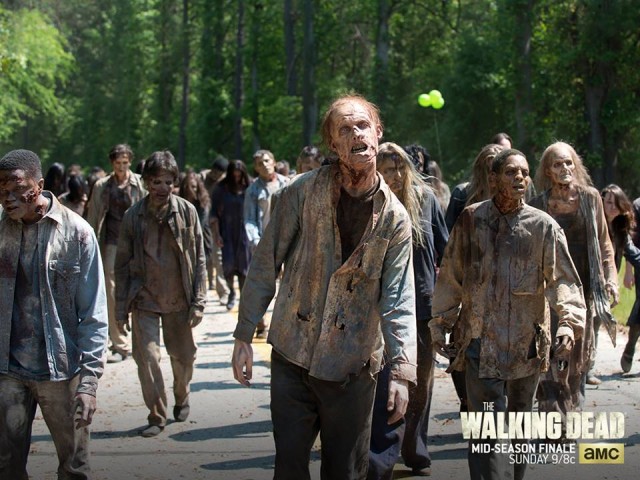 walkers on parade
